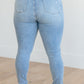 Eloise Mid Rise Control Top Distressed Skinny Jeans - Judy Blue