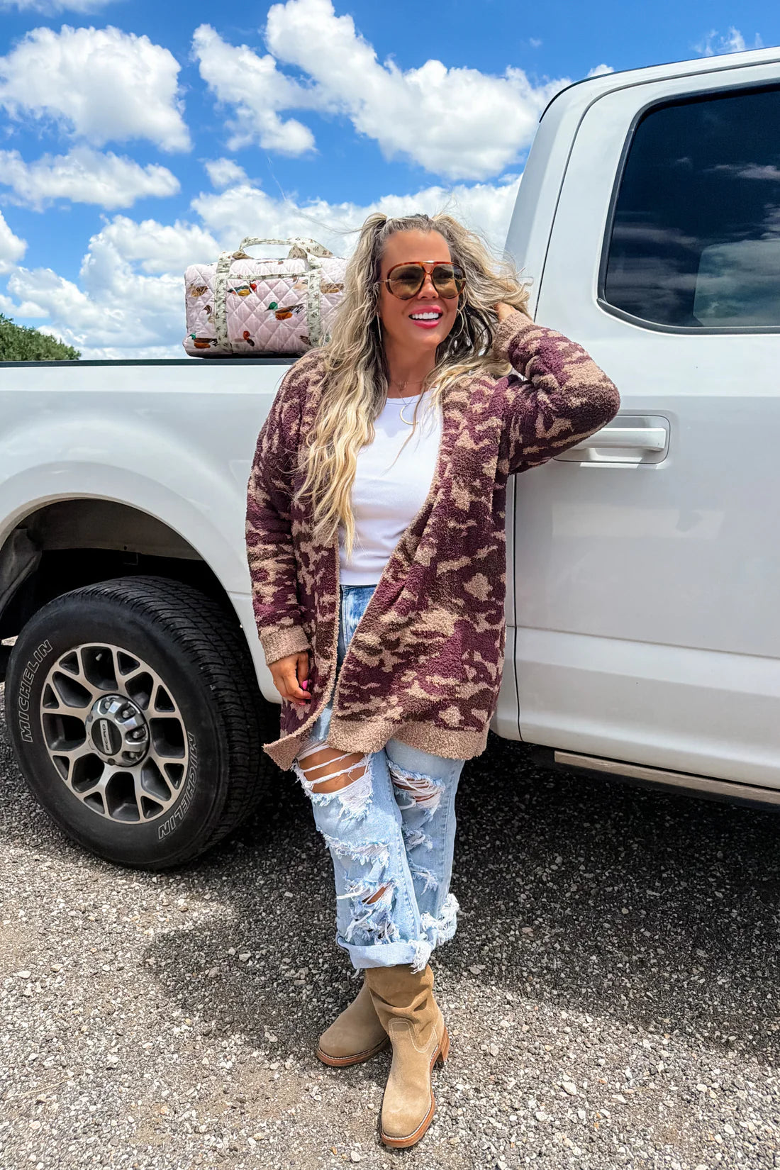 PREORDER: Camo Cloud Cardigan // eta Sept