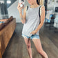 Chelsea Ruffle Stripe Tank