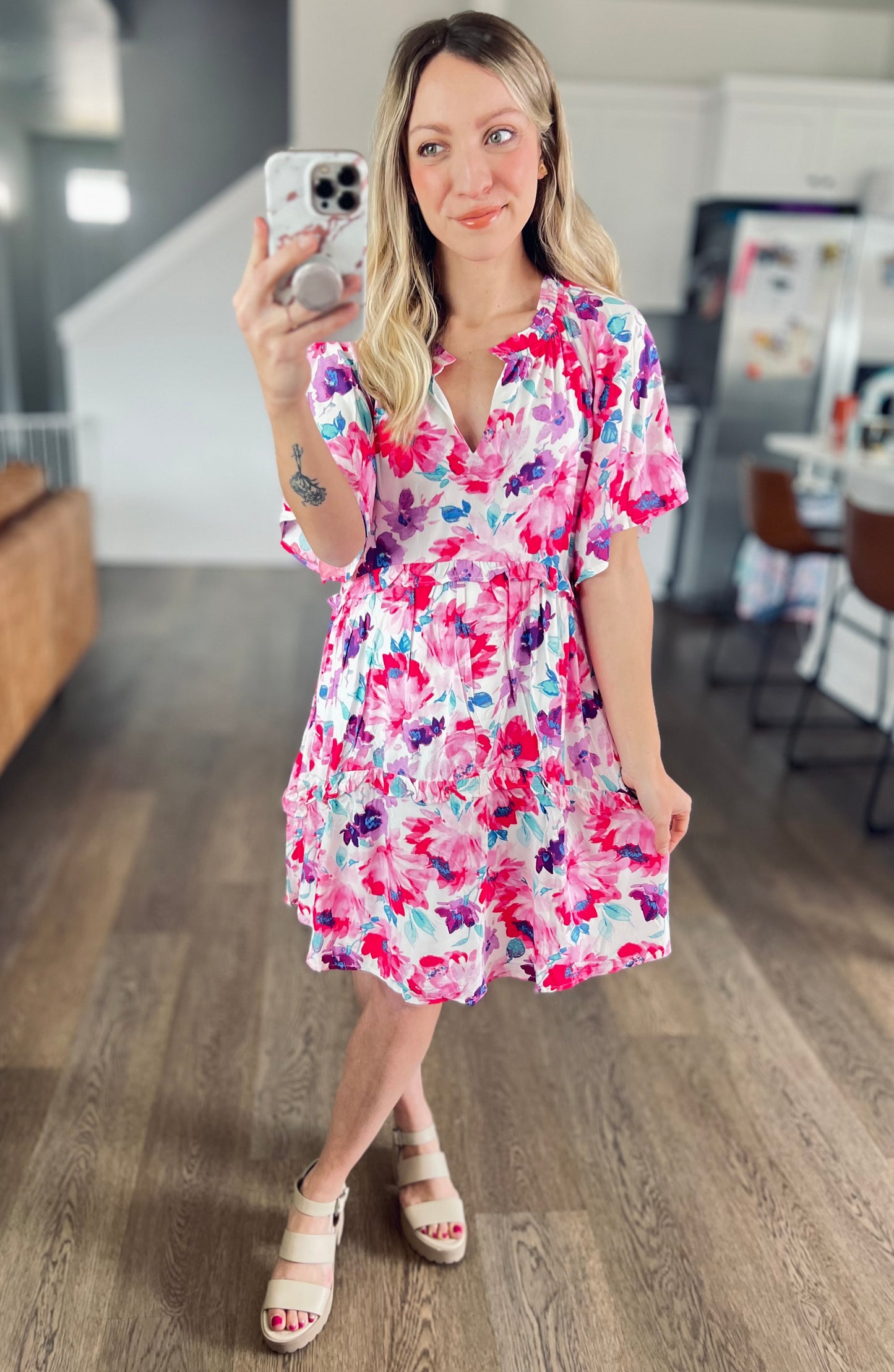 Petal Parade Tiered Dress