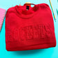 Applique Custom Sweatshirt Preorder // ships in 1-2 weeks