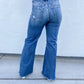 PREORDER: Signature Dark Wash Distressed Jeans // eta October
