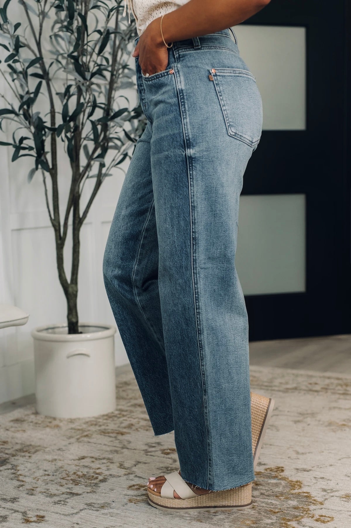Ciera High Waist Rigid Magic Wide Leg Denim - Judy Blue