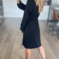 Cora Long Sleeve Button Down Dress