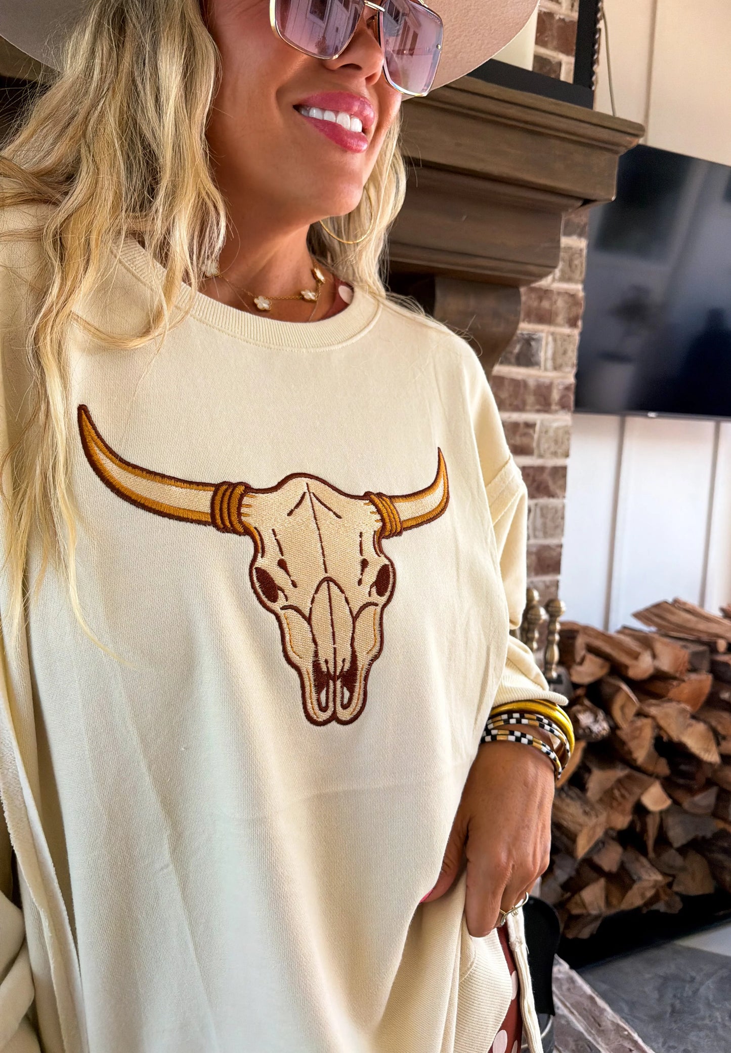 PREORDER: High Country Classic Embroidered Crew Pullover // eta October