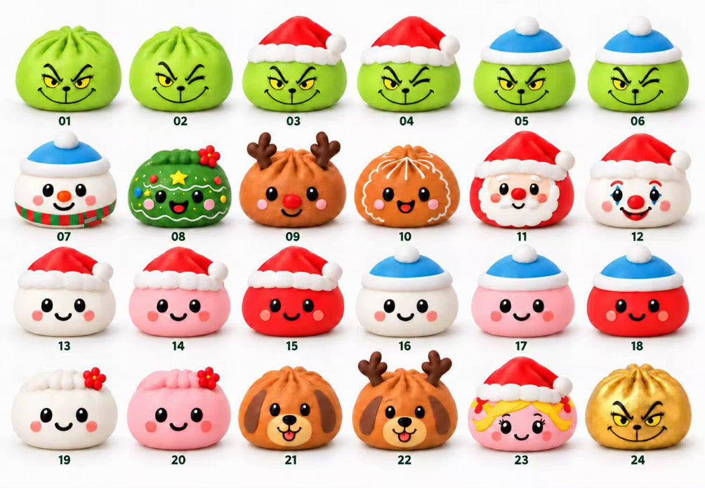 Grinch Squishy Advent Calendar 2