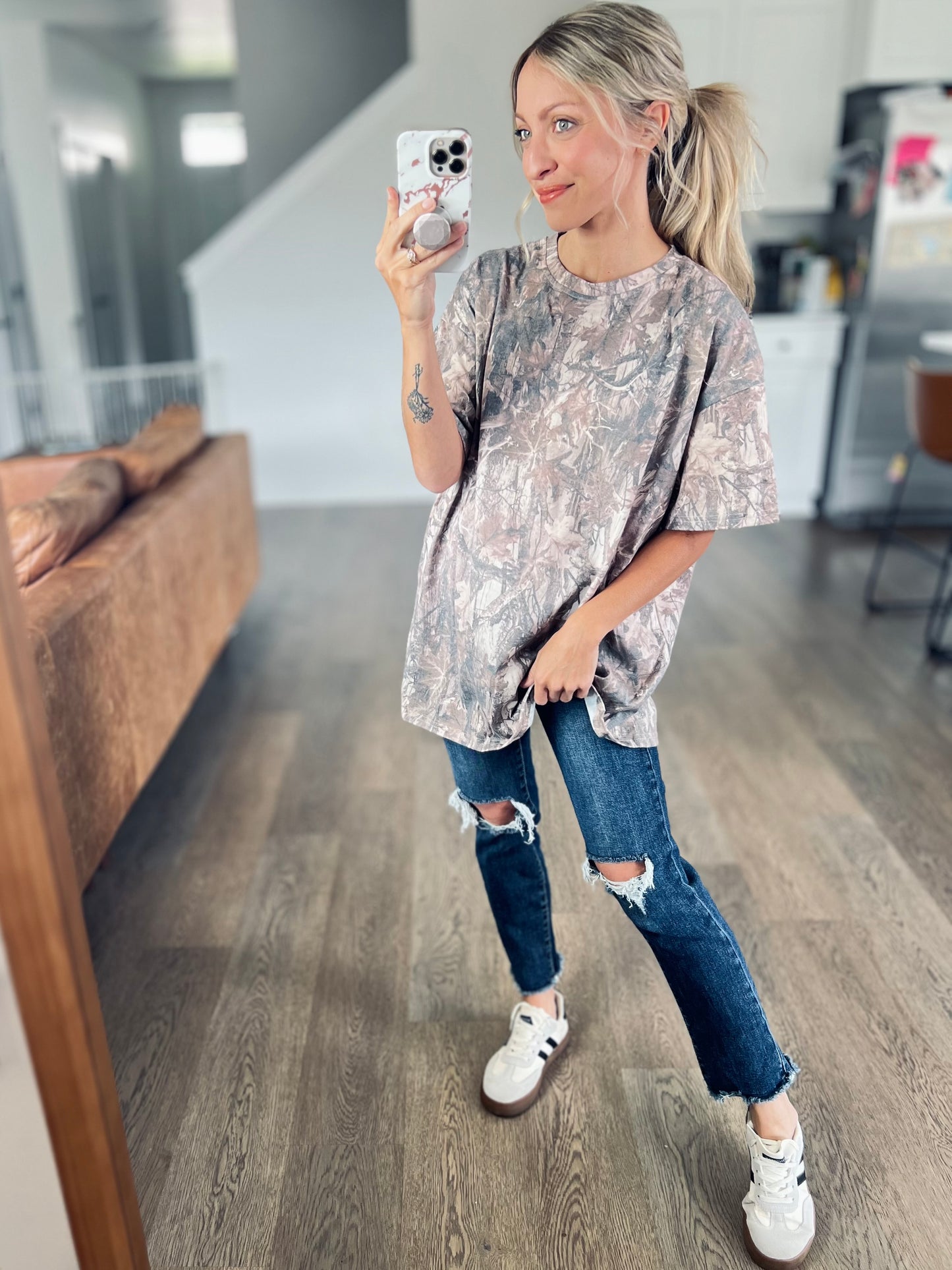 PREORDER: Dark Camo Oversized Tee // eta 3-4 weeks