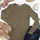 IN STOCK Georgia Long Sleeve Top - Olive