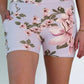 Light Pink Floral Shorts