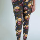 Charcoal Floral Leggings