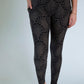 Charcoal and Black Dot Leggings