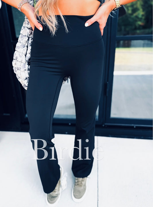 INSTOCK: Fleece Lined Yoga Leggings (black) // LIMITED STOCK