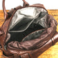Dark Chocolate PU Leather Backpack