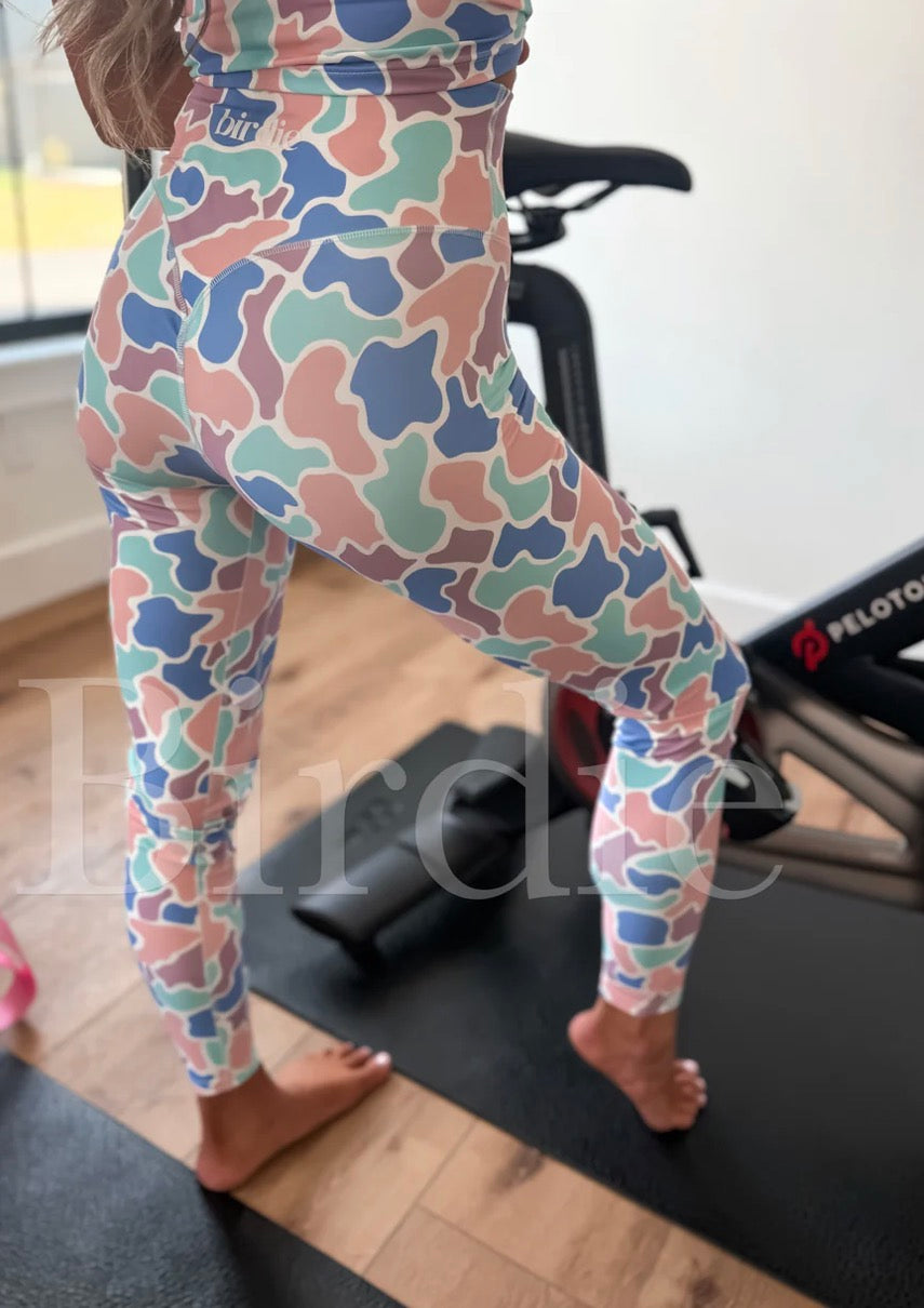 Spring Duck Camo Leggings // Ships in about 2-3 weeks