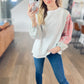 My Casual Cutie Grey Patchwork Top
