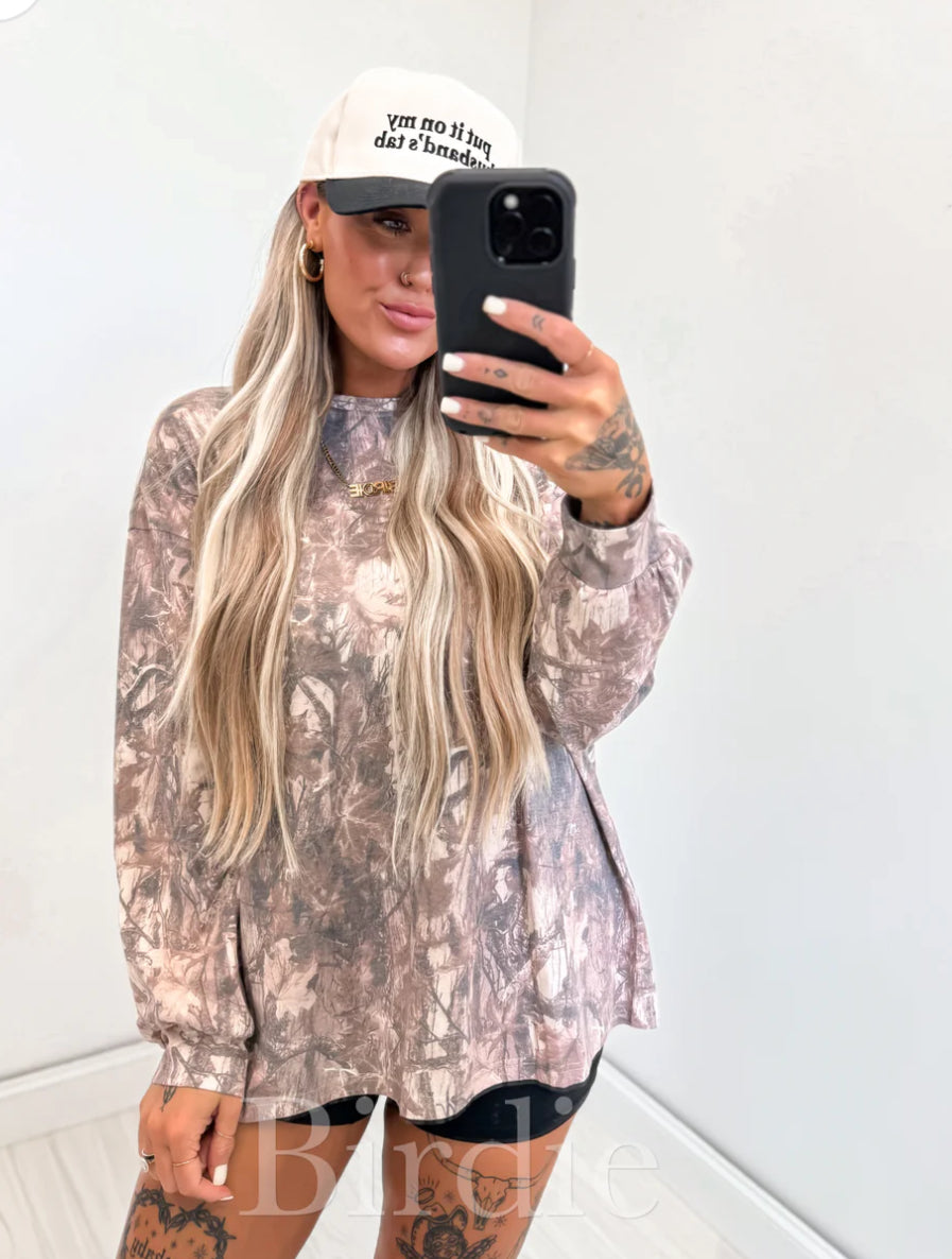 PREORDER: Woodland Camo Long Sleeve // eta 2-3 weeks