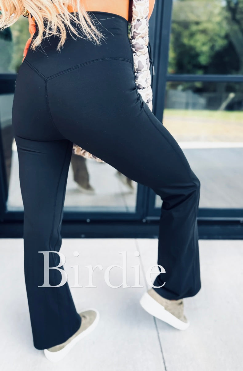 INSTOCK: Fleece Lined Yoga Leggings (black) // LIMITED STOCK