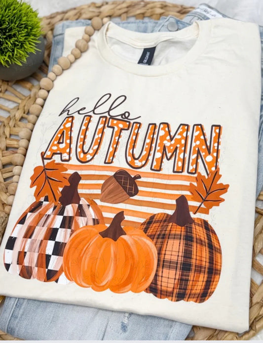 FLASH DEAL // PREORDER: Hello Autumn Tee // ships in about 2 weeks