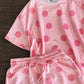 Trudy Polka Dot Set in Pink