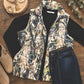 Remy Zip Up Vest - Dark Camo