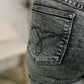 Greyson High Rise Button Fly Cuffed Shorts in Grey - Judy Blue