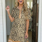 Sweeter Than Honey Banded Leopard Dress