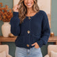Cozy Afternoons Navy Cardigan