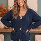 Cozy Afternoons Navy Cardigan
