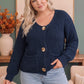 Cozy Afternoons Navy Cardigan