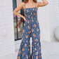 Groovy Florals Smocked Jumpsuit