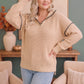 Wrapped in Grace Knit Sweater in Warm Taupe