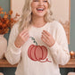Pumpkin Patch Corded Sweatshirt