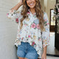 Home for the Weekend Floral Peplum Blouse