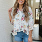 Home for the Weekend Floral Peplum Blouse