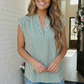 Fresh Pick Striped V-Neck Sleeveless Top