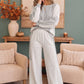 Lounging in Lace Grey Set