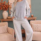 Lounging in Lace Grey Set
