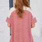 Oversized Stipe Color Block Top