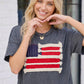Stars and Stripes Fringe Flag Graphic Tee