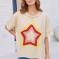 Retro Rainbow Star Oversized Tee