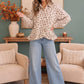 Country House Button Down Cotton Peplum