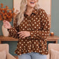 Spotted in Style Polka Dot Ruffle Blouse