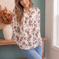 Roses in Bloom Floral Babydoll Top
