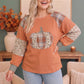 Pumpkin Patch Pretty Waffle Knit Top