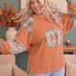 Pumpkin Patch Pretty Waffle Knit Top