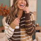 Prep School Chic Quarter Zip Sweater
