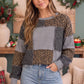 Wild at Heart Patchwork Pullover