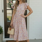 Flutter Into Spring Floral Midi Dress