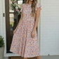 Flutter Into Spring Floral Midi Dress