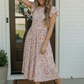 Flutter Into Spring Floral Midi Dress
